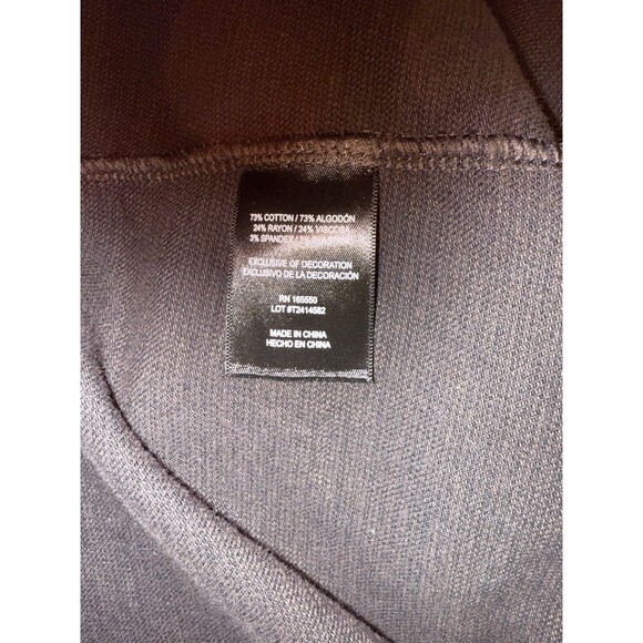 32 Degrees Heat Long Sleeve Button Up Shirt, Black, Size Large, RN165550 - Picture 5 of 8